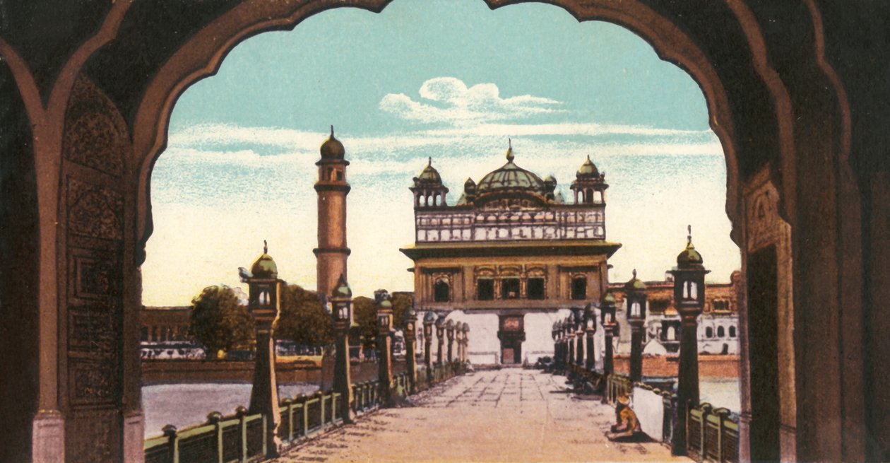 Złota Świątynia, Amritsar. autorstwa Unbekannt