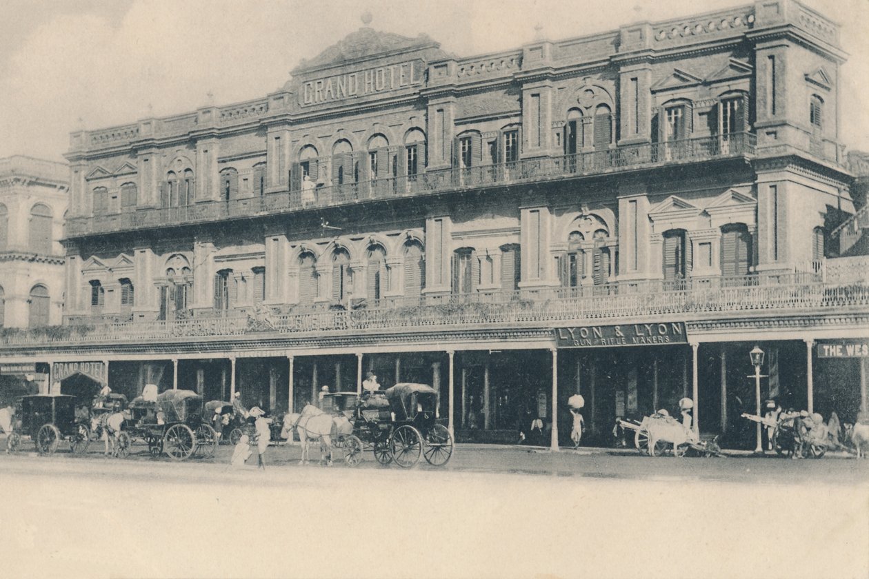 Grand Hotel, Kalkuta, 1902. autorstwa Unbekannt