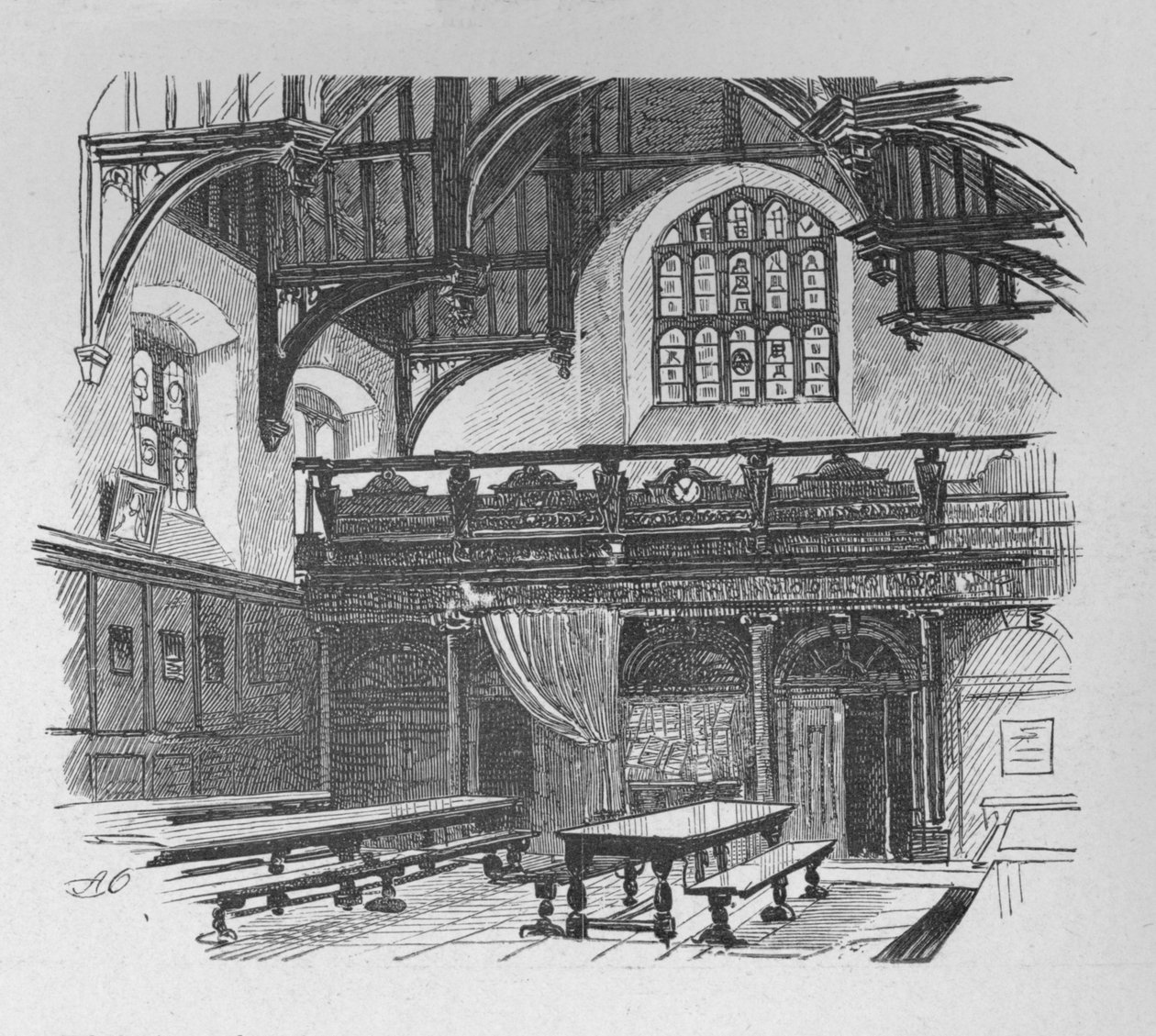 Greys Inn Hall, 1890 autorstwa Unbekannt