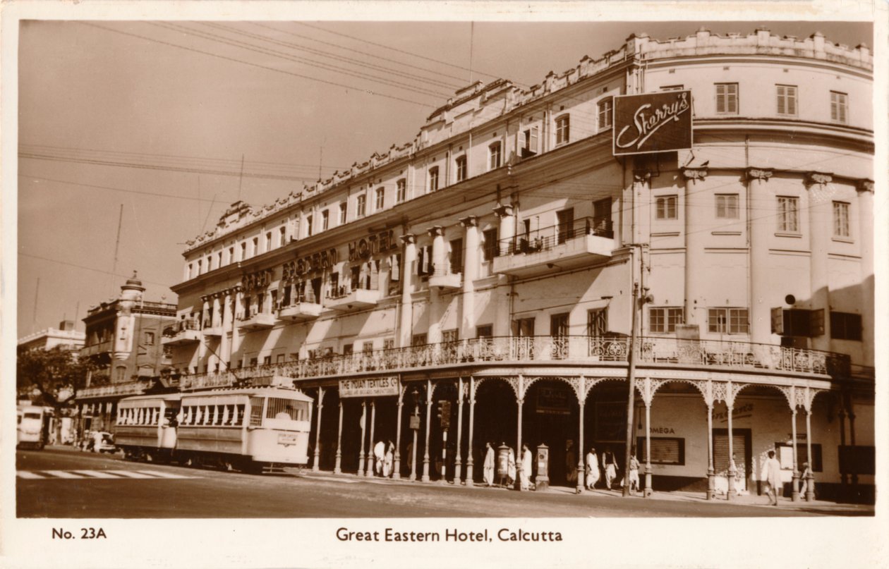 Great Eastern Hotel, Kalkuta, ok. 1920 r. autorstwa Unbekannt