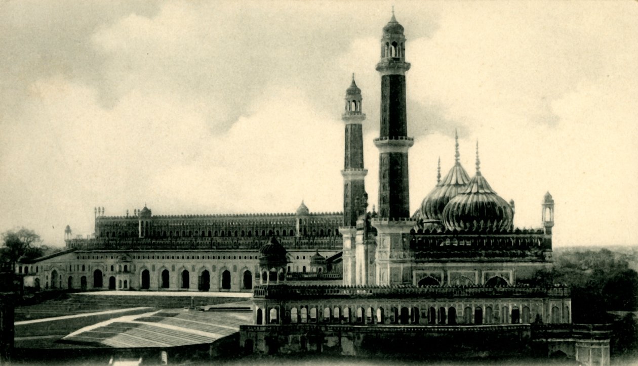Wielka Emmambara i Meczet, Lucknow. autorstwa Unbekannt