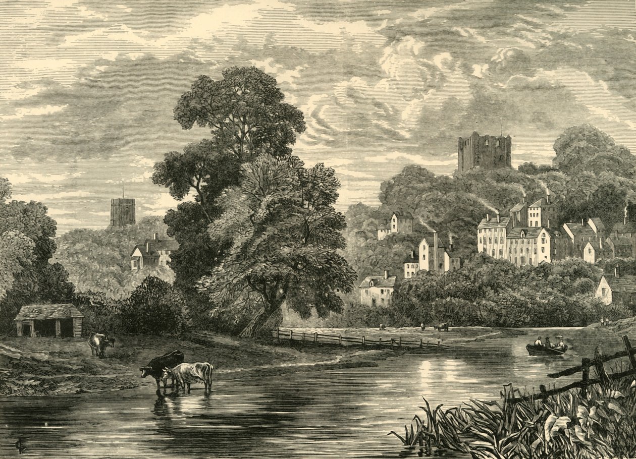 Guildford. Z rzeki, 1898. autorstwa Unbekannt