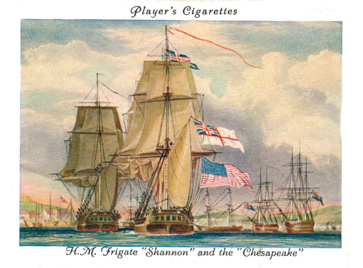 H.M.Fregata Shannon i Chesapeake, 1936. autorstwa Unbekannt