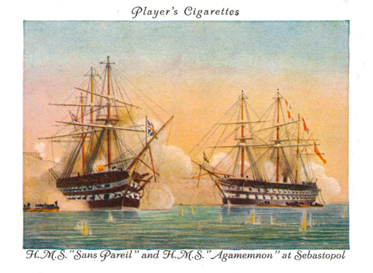 H.M.S.Sans Parieland H.M.S.Agamemnon w Sewastopolu, 1936. autorstwa Unbekannt