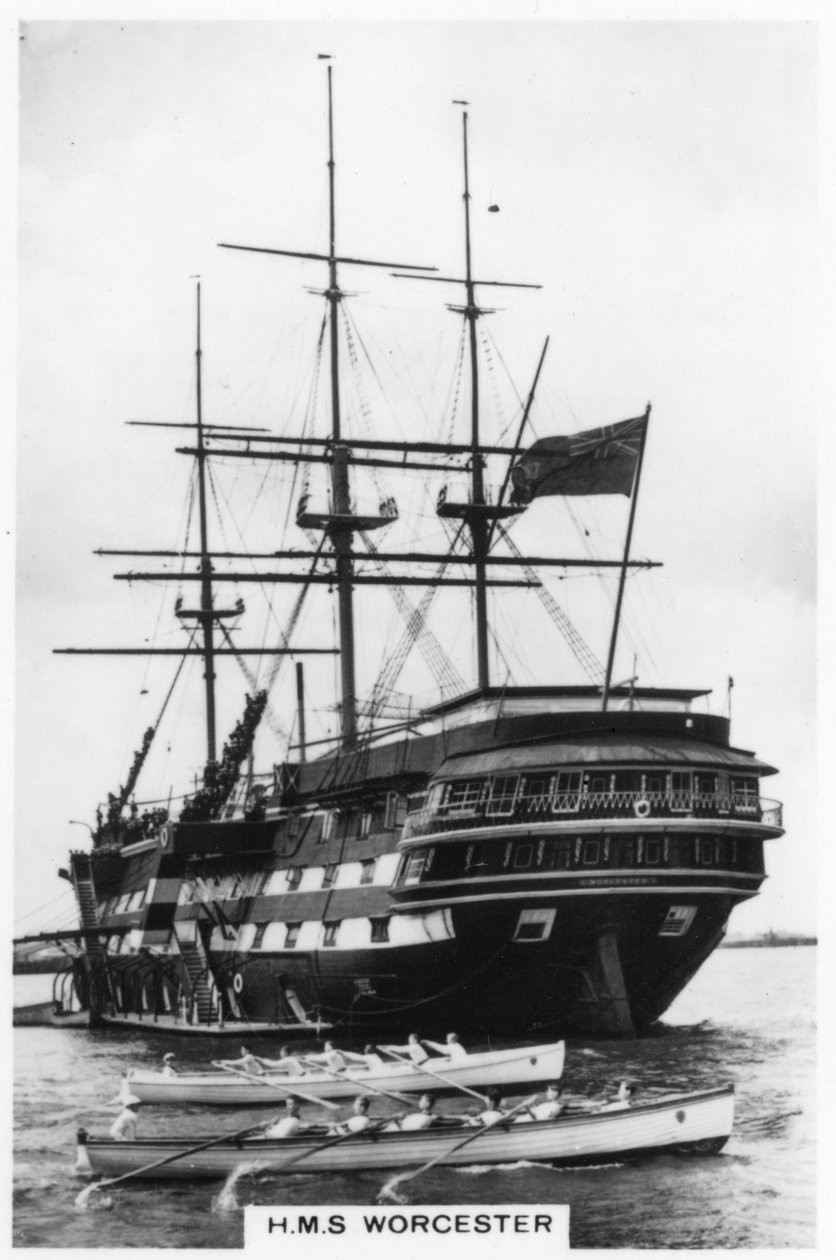 HMS Worcester, 1937 autorstwa Unbekannt