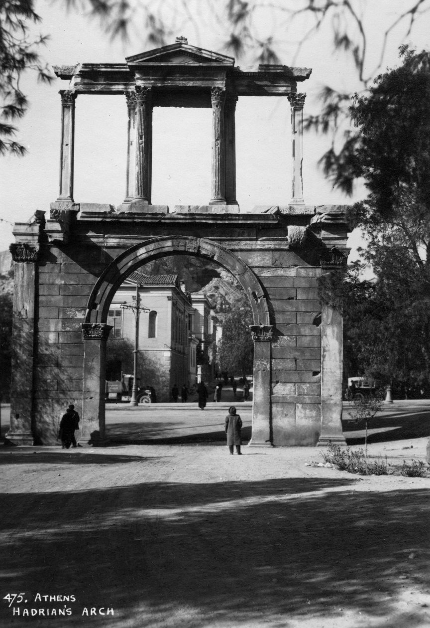 Łuk Hadriana, Ateny, Grecja, ok. 1920- ok. 1930 autorstwa Unbekannt