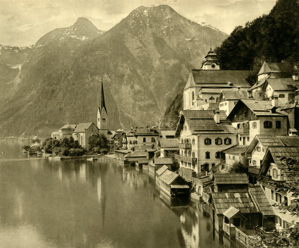 Hallstatt, Górna Austria, ok. 1935. autorstwa Unbekannt