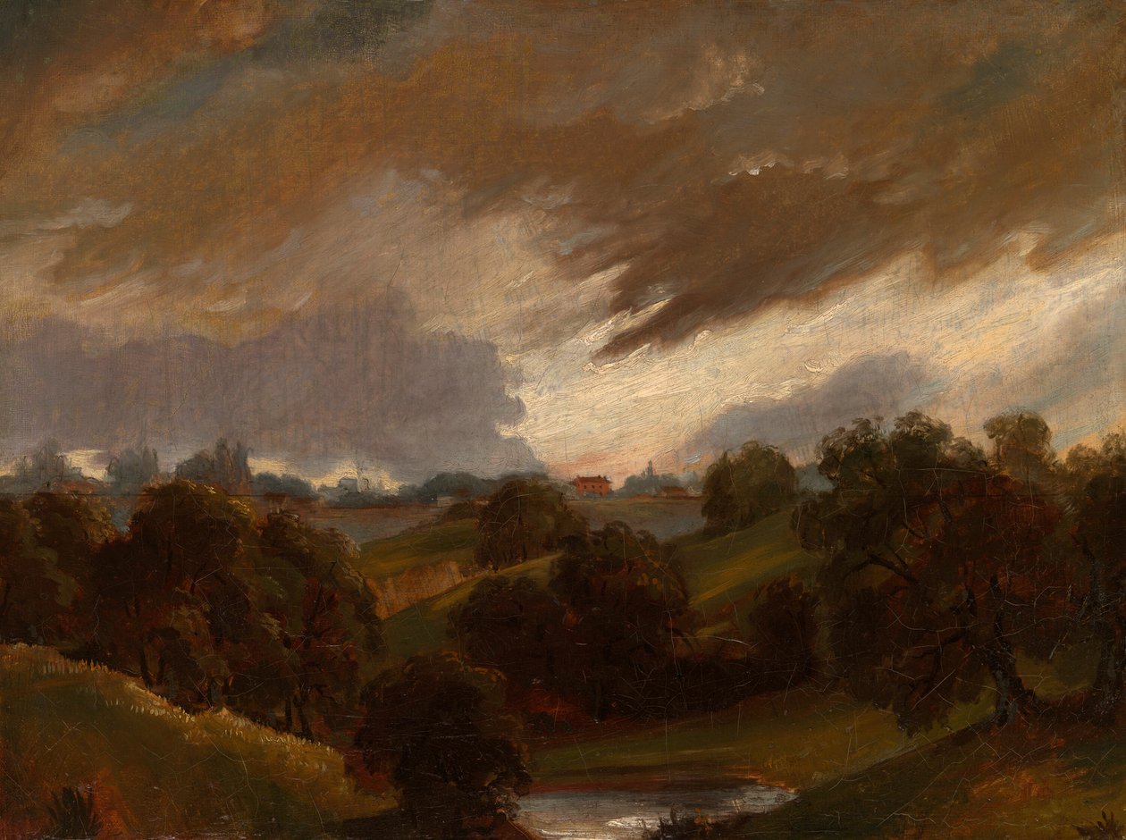 Hampstead, Stormy Sky, 1814. autorstwa Unbekannt