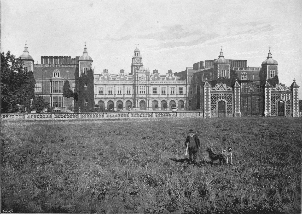 Dom Hatfieldów, front południowy, ok. 1896 r. autorstwa Unbekannt