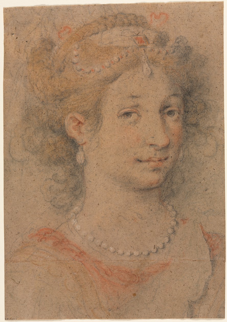 Głowa kobiety, 1600s. autorstwa Unbekannt