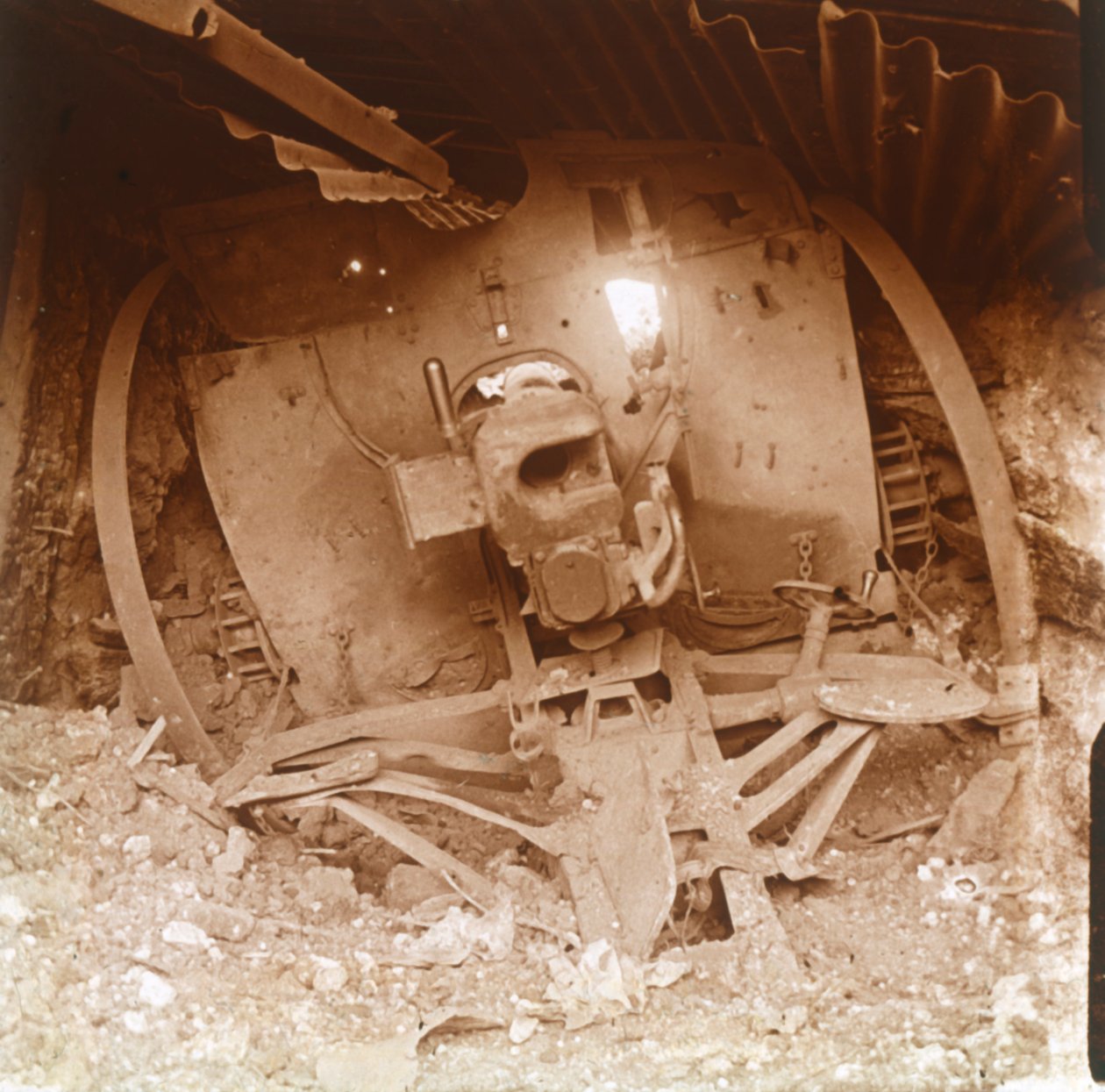 Ciężka artyleria, Somme, północna Francja, 1916. autorstwa Unbekannt