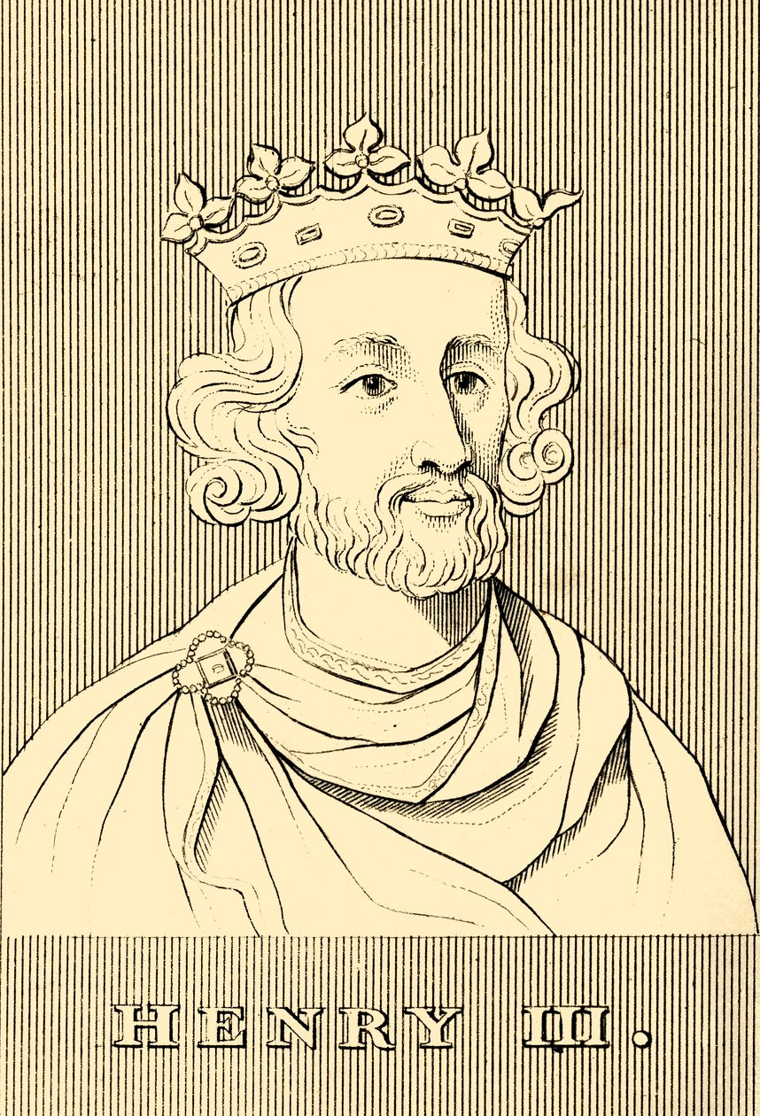 Henryk III, 1207-1272, 1830. autorstwa Unbekannt