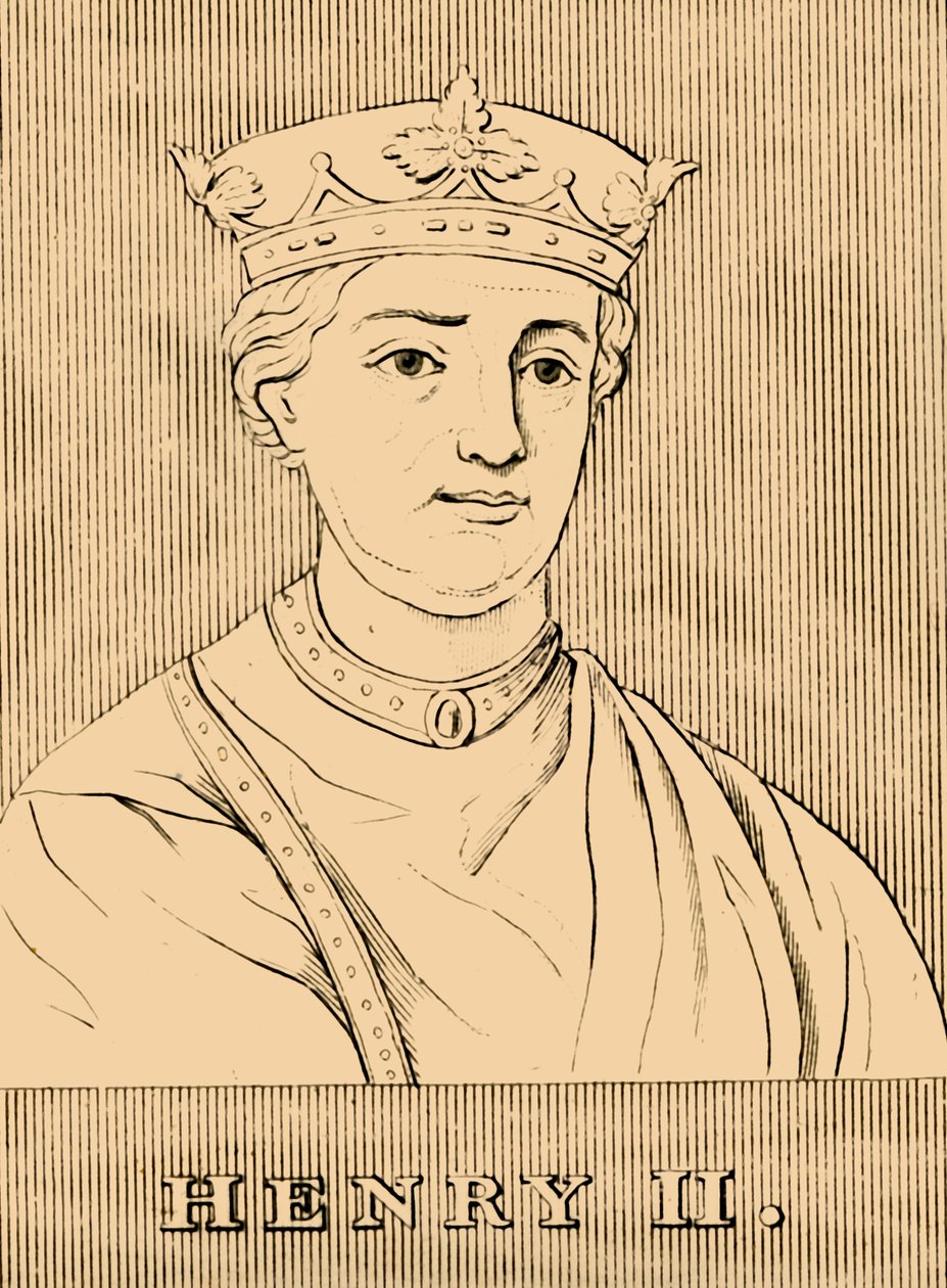 Henryk II, 1131-1189, 1830. autorstwa Unbekannt
