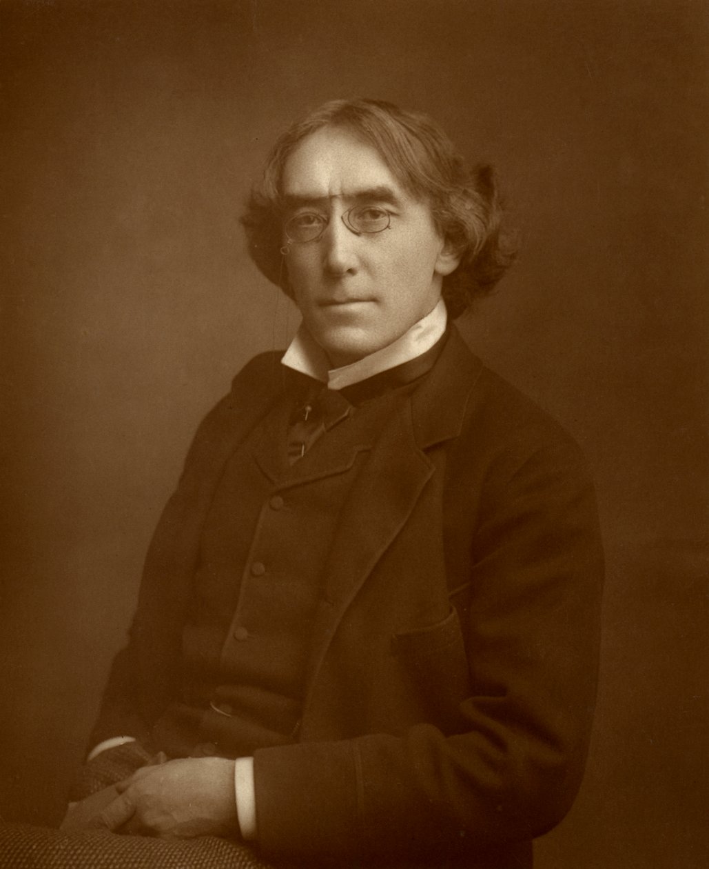 Henry Irving, brytyjski aktor, 1884 autorstwa Unbekannt