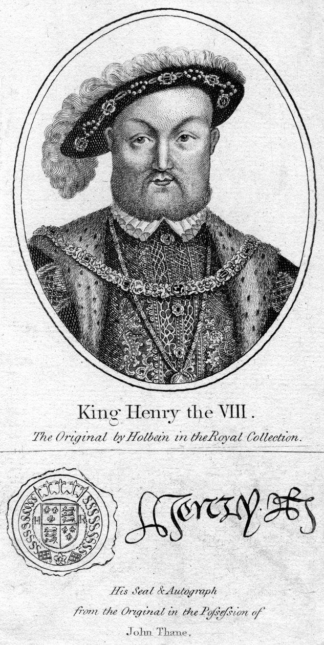 Henryk VIII z Anglii, 1491-1547 autorstwa Unbekannt