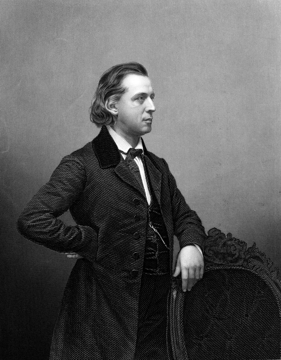 Henry Ward Beecher 1813-1887, amerykański pastor kongregacyjny, c1861 autorstwa Unbekannt