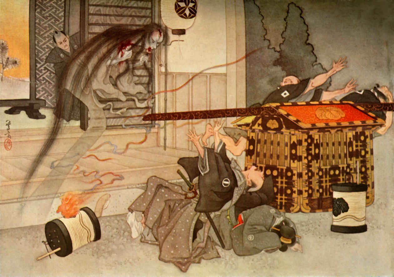 Jej upiorna twarz i zakrwawione szaty..., 1919. autorstwa Unbekannt