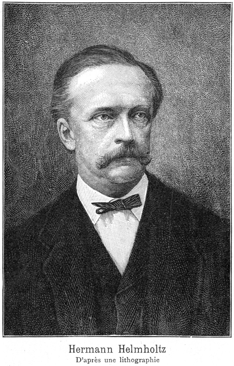 Hermann von Helmholtz 1821-1894, fizyk niemiecki, XIX w. autorstwa Unbekannt