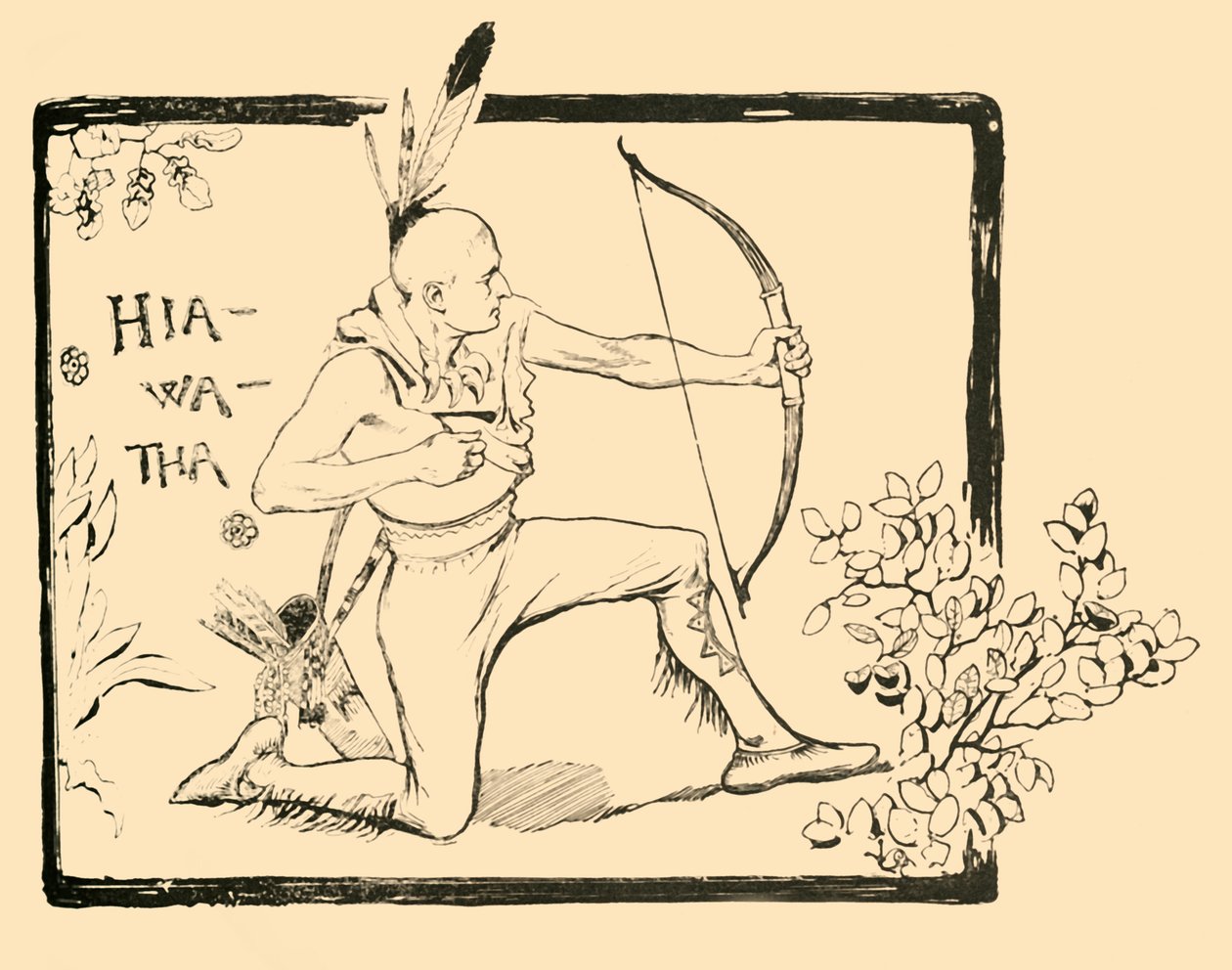 Hiawata, 1882. autorstwa Unbekannt