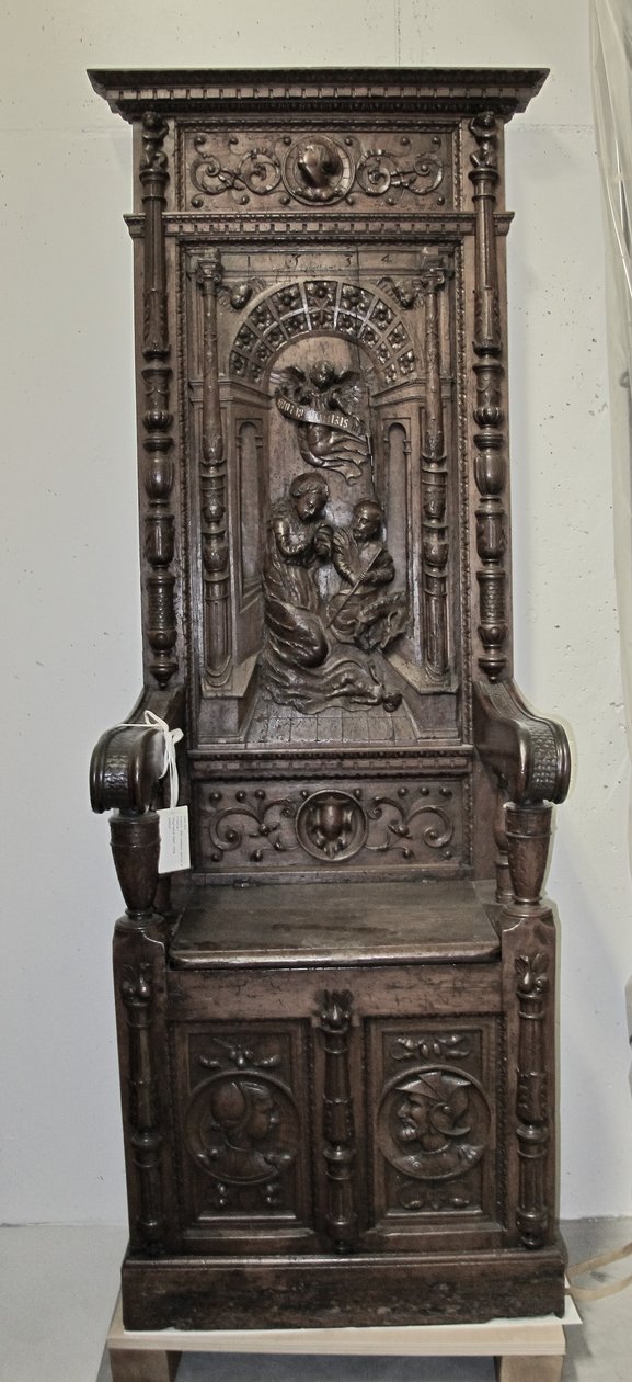 Stoisko z wysokim oparciem, 1534. autorstwa Unbekannt