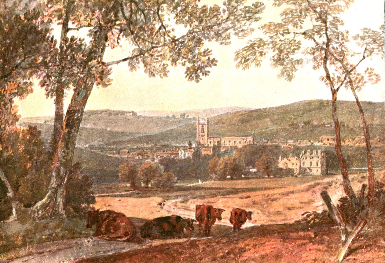 High Wycombe z Marlow Road, ok. 1802, ok. 1900. autorstwa Unbekannt