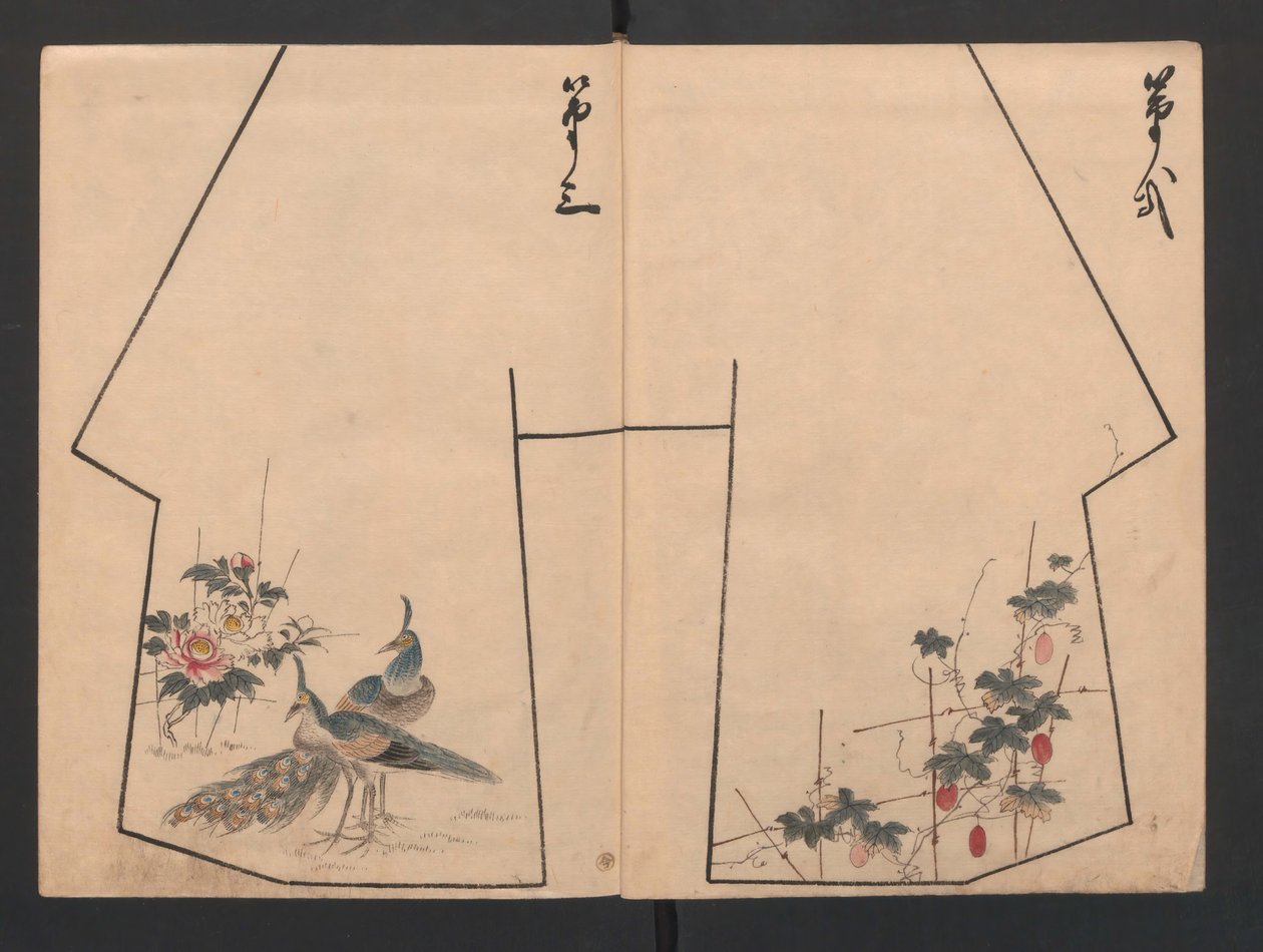 Hinagata cho Model Book, XIX wiek. autorstwa Unbekannt