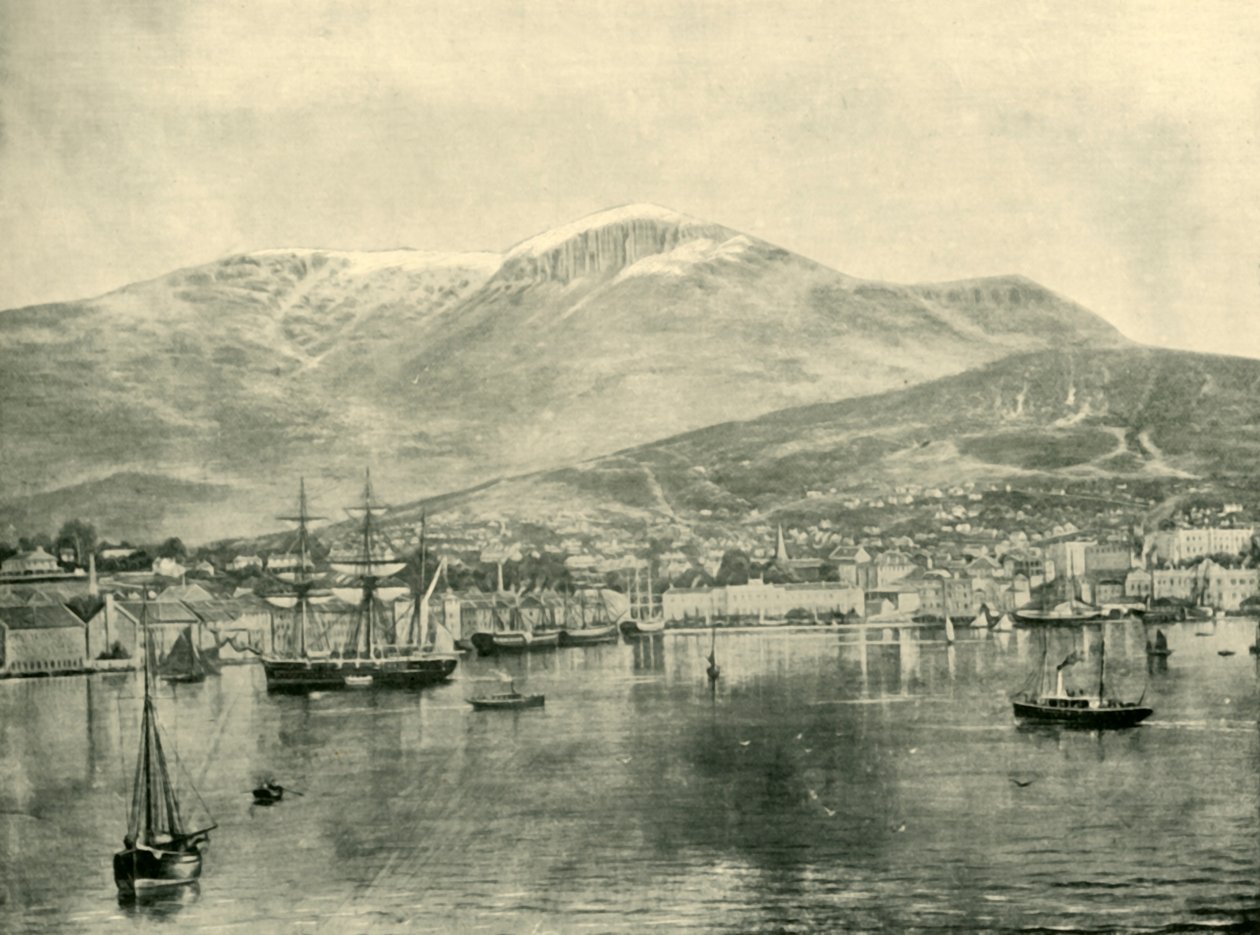Hobart z Zatoki, 1901. autorstwa Unbekannt