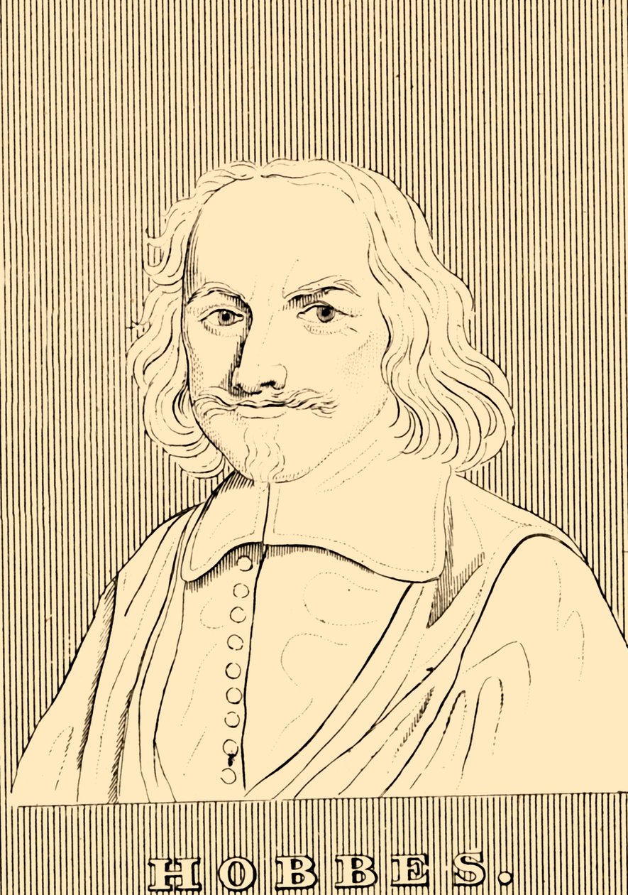 Hobbes, 1588-1679, 1830. autorstwa Unbekannt