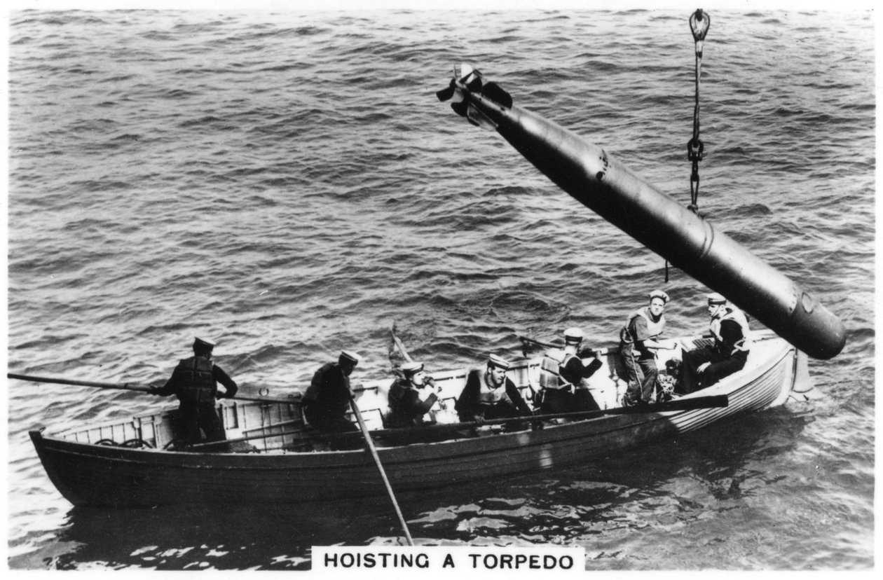 Podnoszenie torpedy, HMS Courageous, 1937 autorstwa Unbekannt
