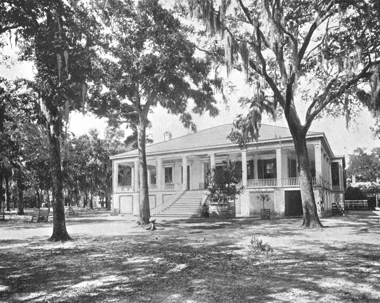 Dom Jeffersona Davisa, Biloxi, Mississippi, USA, ok. 1900. autorstwa Unbekannt
