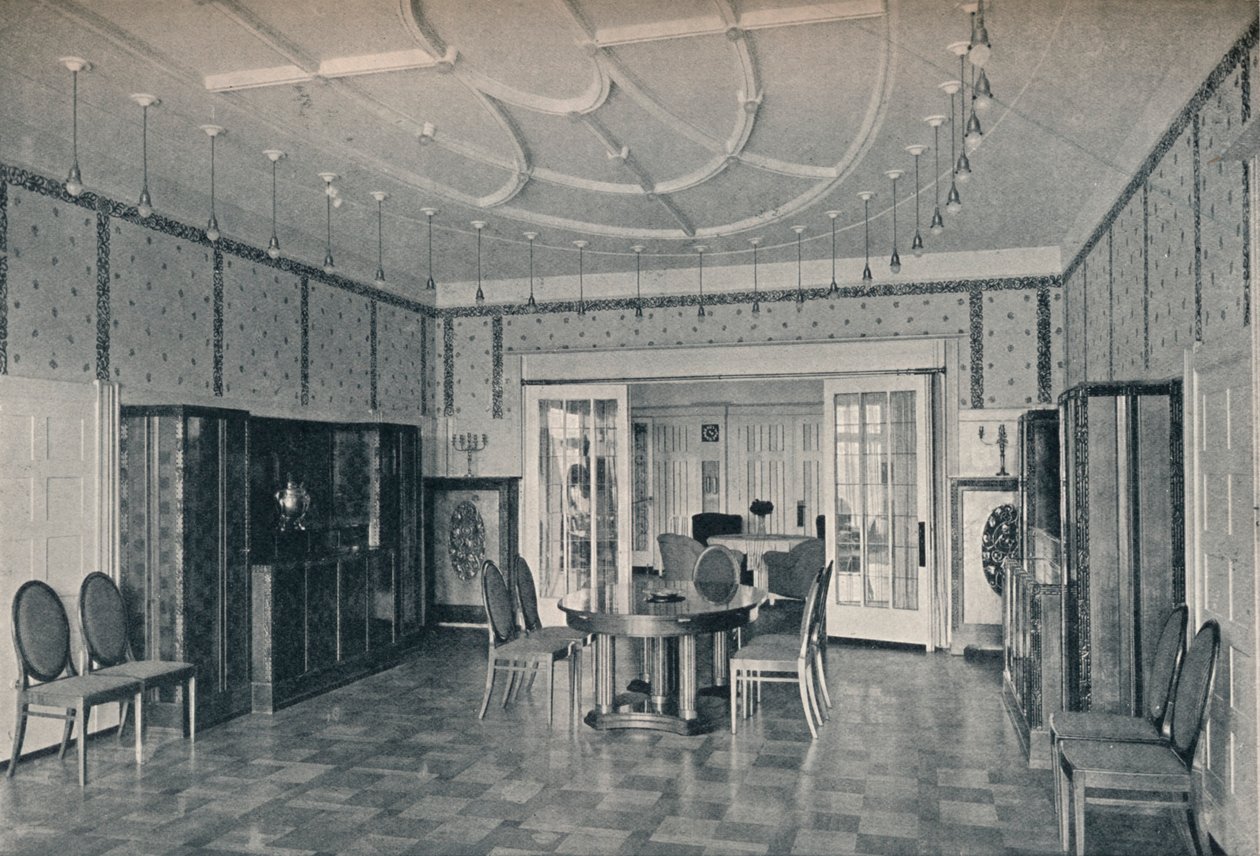 Dom w pobliżu Bielefeld, Jadalnia, ok. 1912 r. autorstwa Unbekannt