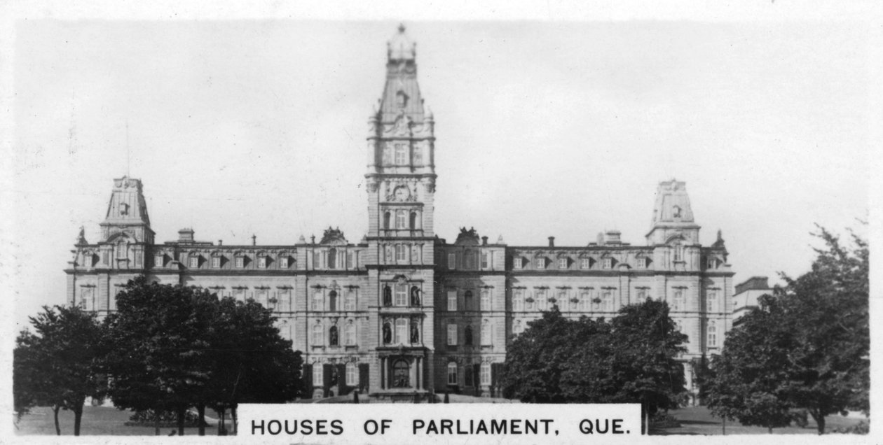 Domy Parlamentu, Quebec, ok. 1920 r. autorstwa Unbekannt