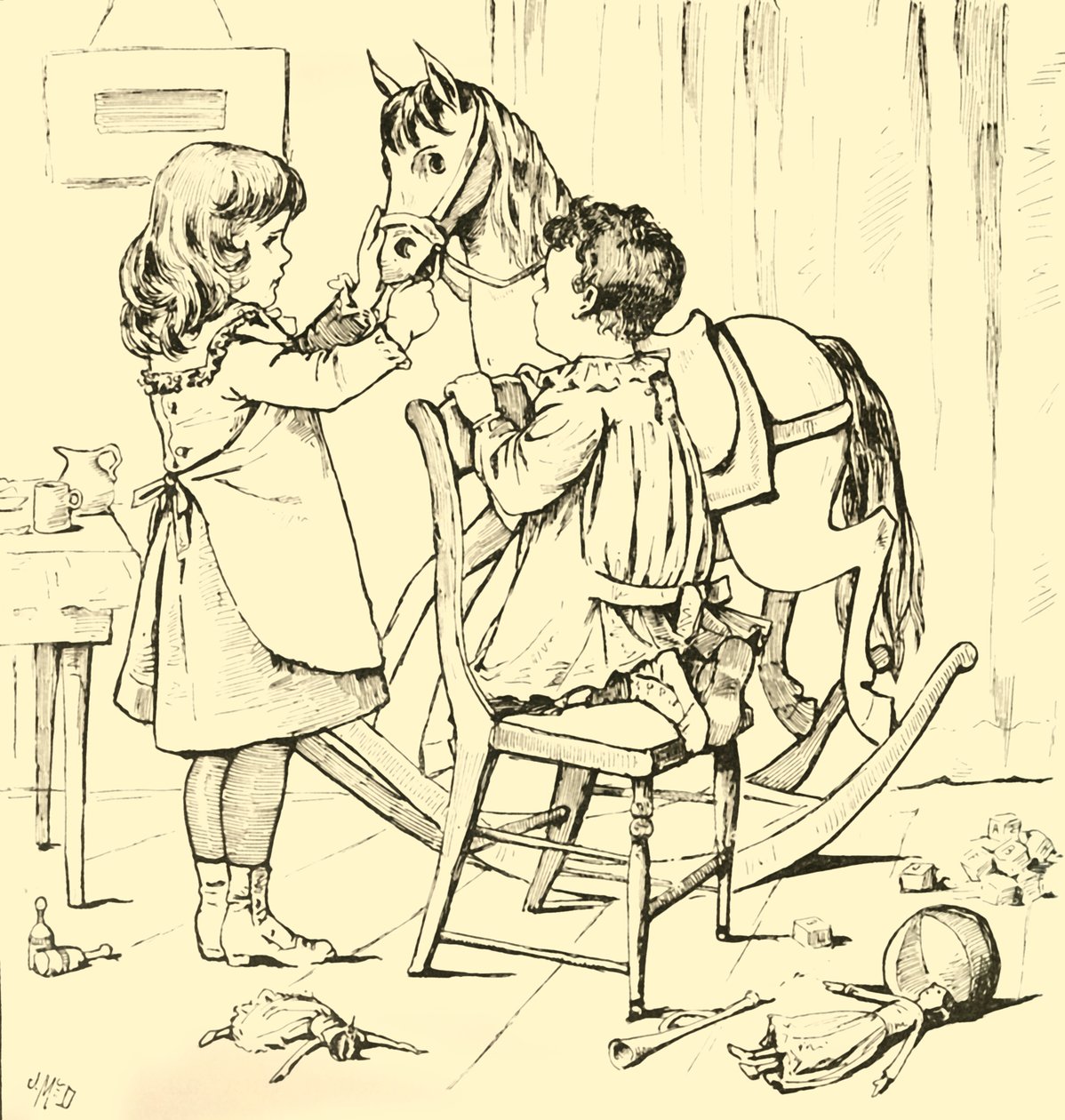 Jak koń na biegunach zjadł ciasto, 1881. autorstwa Unbekannt