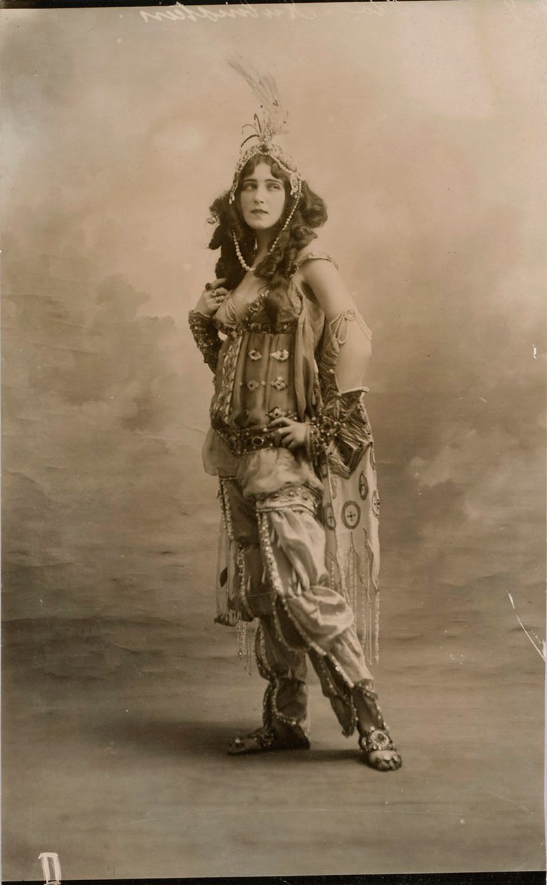 Ida Rubinstein, rosyjska baletnica, 1910 autorstwa Unbekannt