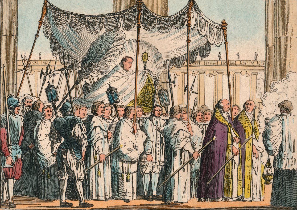 Najwyższy Papież Leon XII, c1824. autorstwa Unbekannt