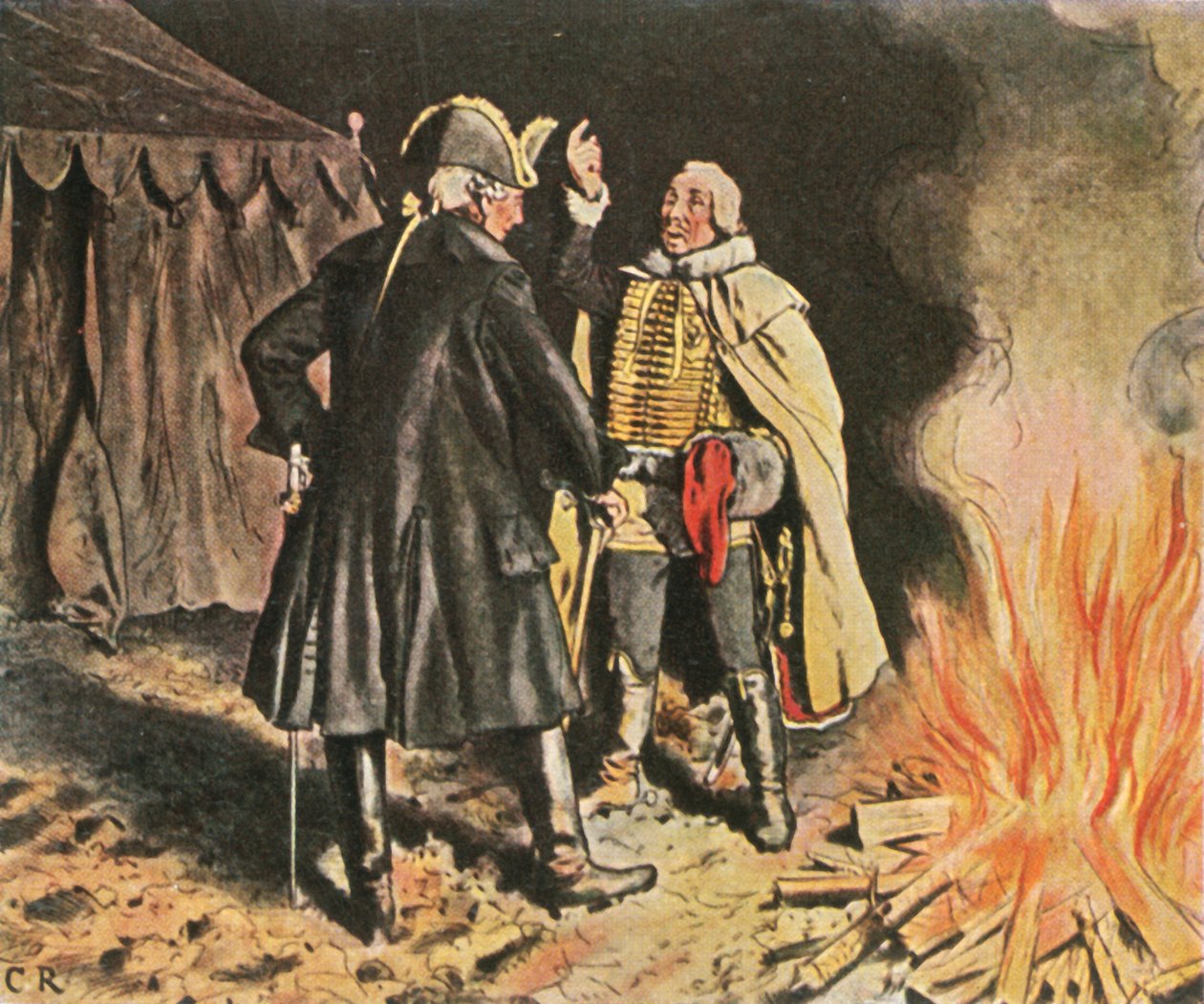 W obozie Bunzelwitz, wrzesień 1761, 1936. autorstwa Unbekannt