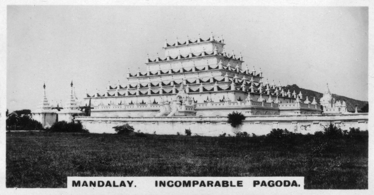 Niezrównana Pagoda, Mandalaj, Birma, ok. 1925 r. autorstwa Unbekannt