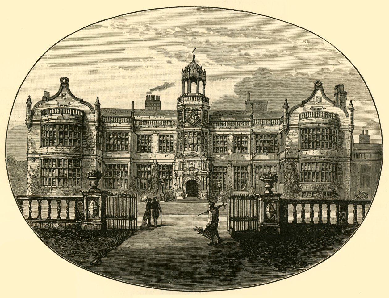 Ingestre Hall Stary budynek, 1898 r. autorstwa Unbekannt