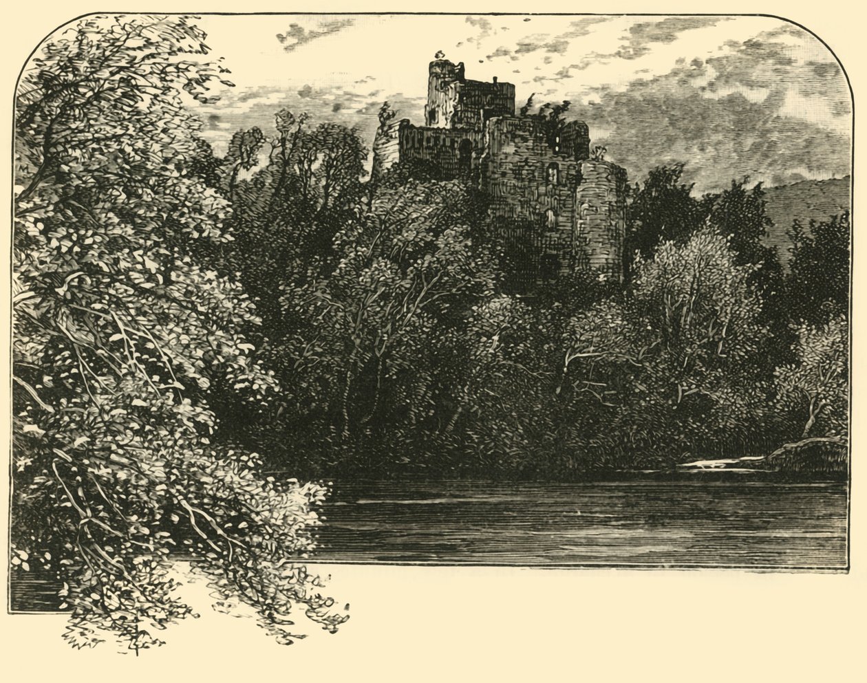 Zamek Invergarry, 1898. autorstwa Unbekannt