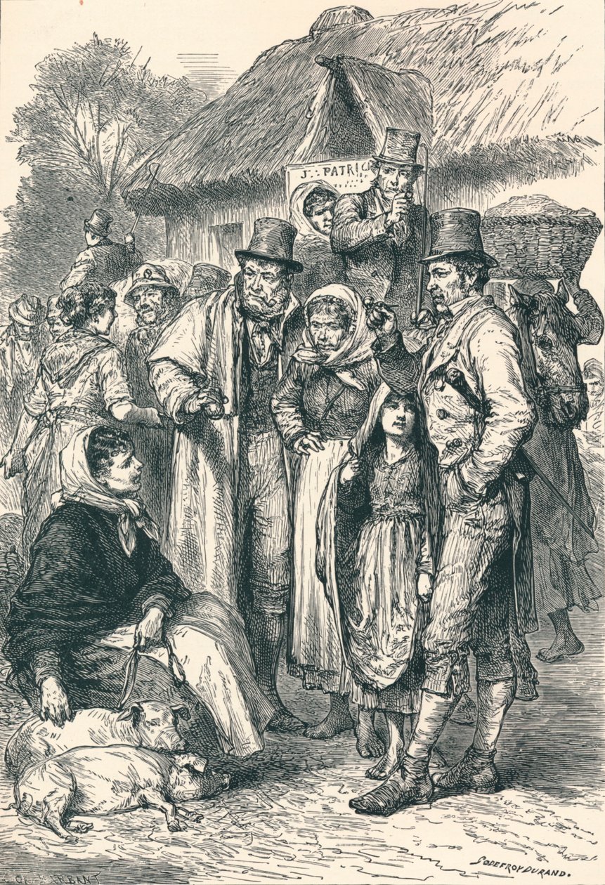 Chłopi irlandzcy, 1896 autorstwa Unbekannt