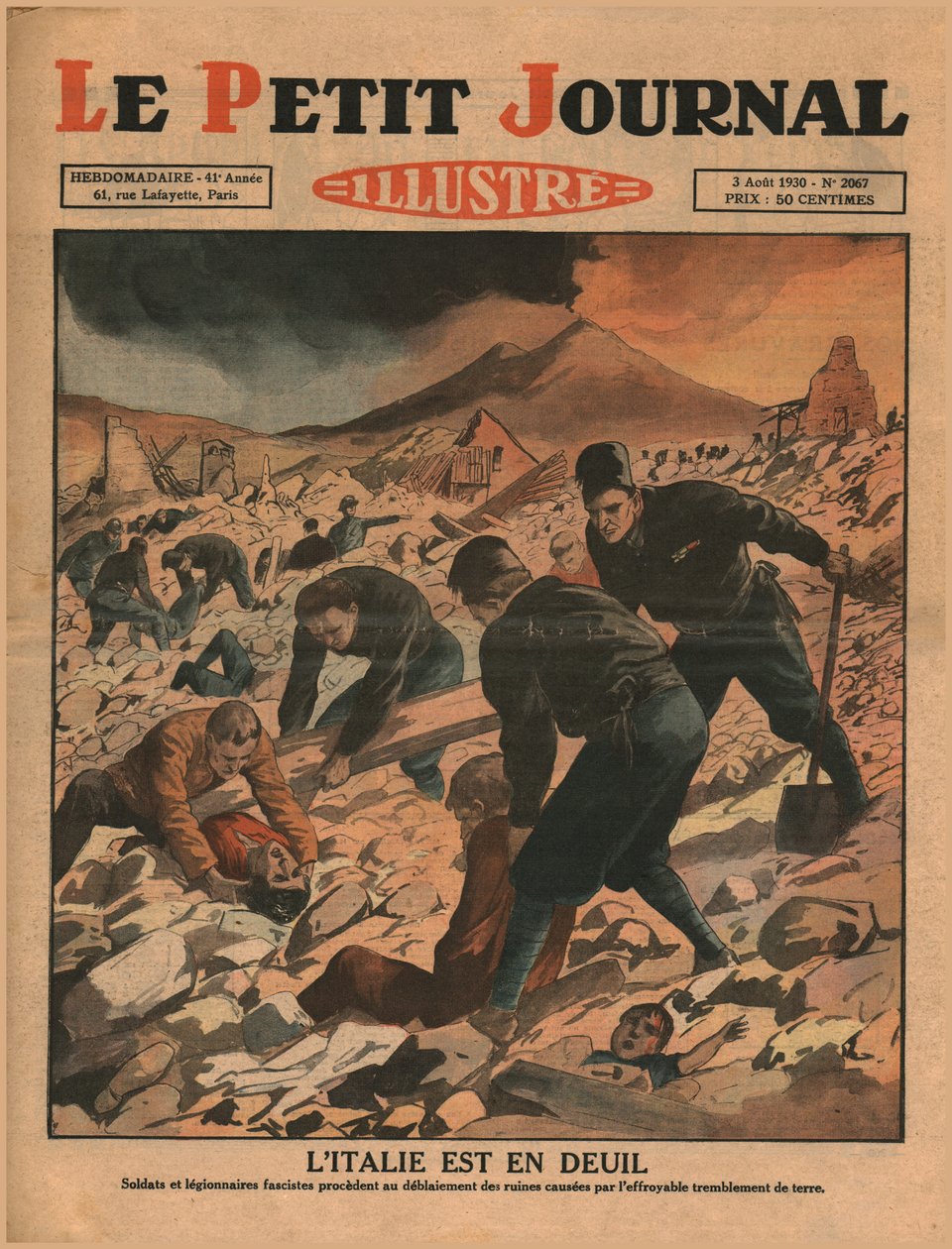 Włochy są w żałobie, 1930. autorstwa Unbekannt