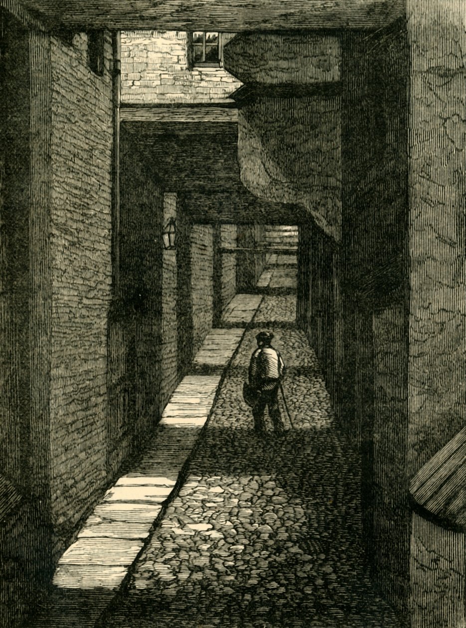 Zaułek bluszczu, 1881. autorstwa Unbekannt