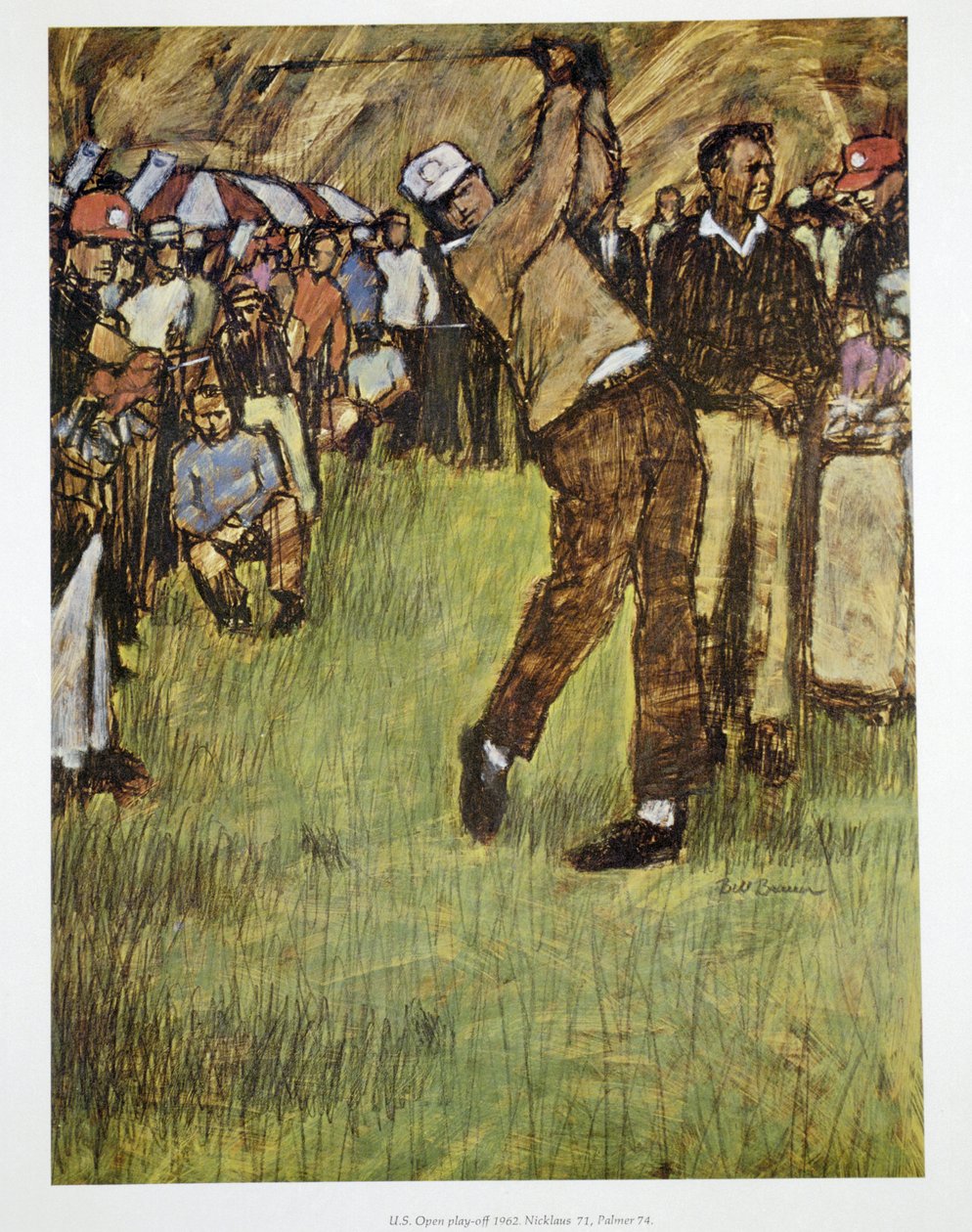 Jack Nicklaus wygrywa swój pierwszy US Open, 1962 autorstwa Unbekannt