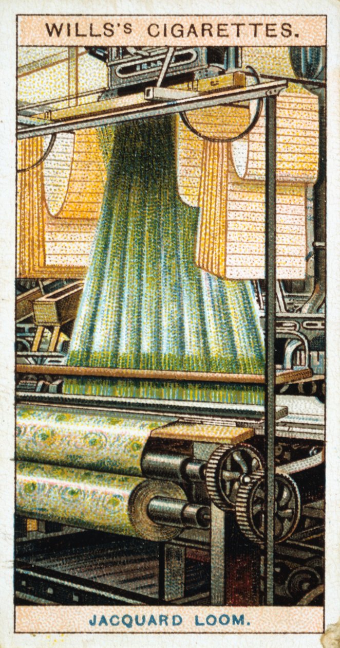 Krosno mechaniczne żakardowe, 1915 autorstwa Unbekannt