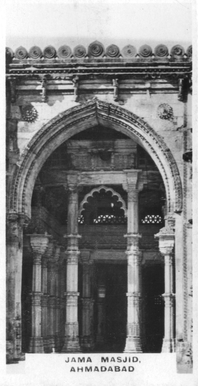 Jama Masjid, Ahmedabad, Gujarat, Indie, 1925 autorstwa Unbekannt