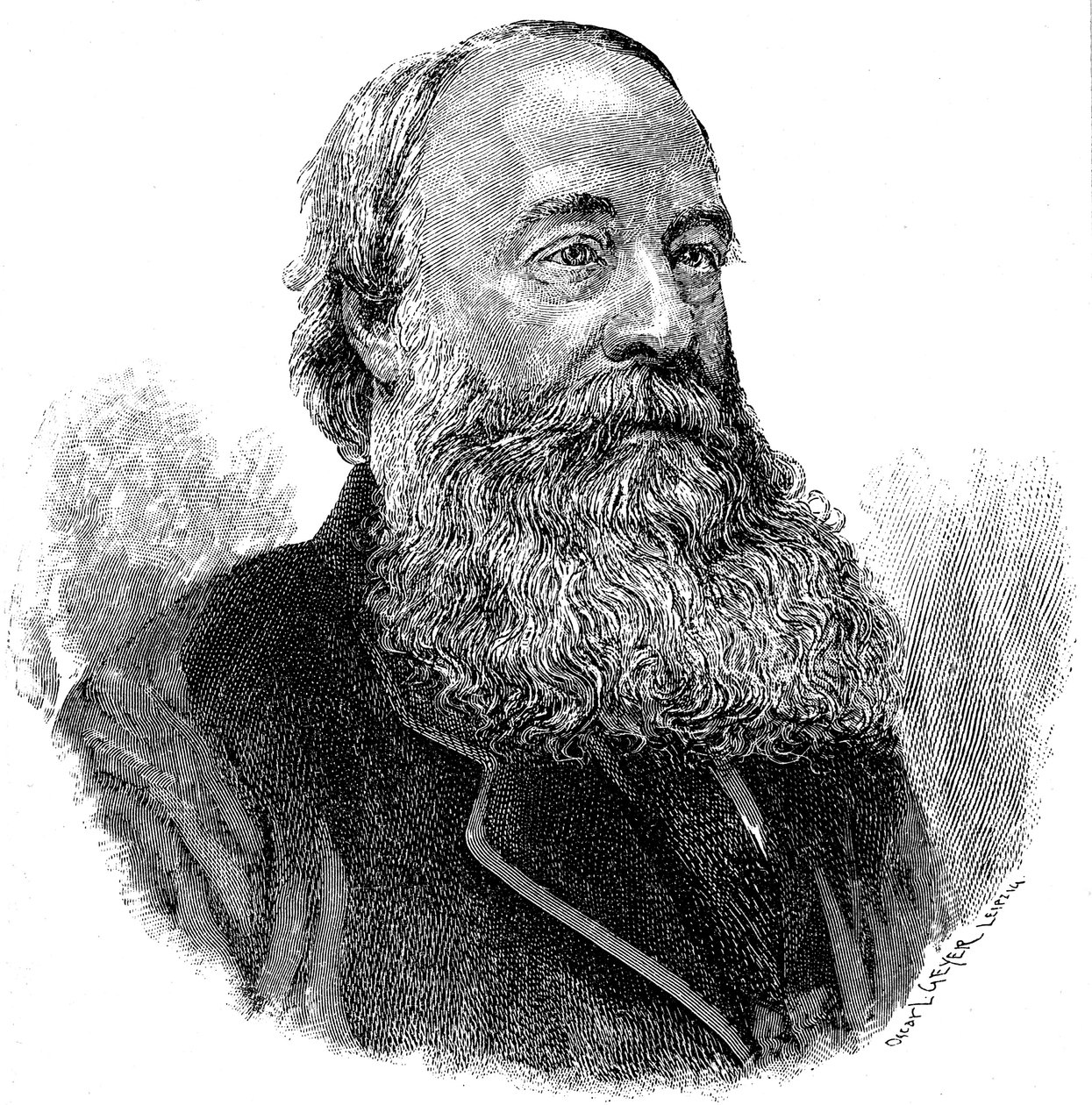 James Prescott Joule, fizyk angielski, ok. 1895 r. autorstwa Unbekannt