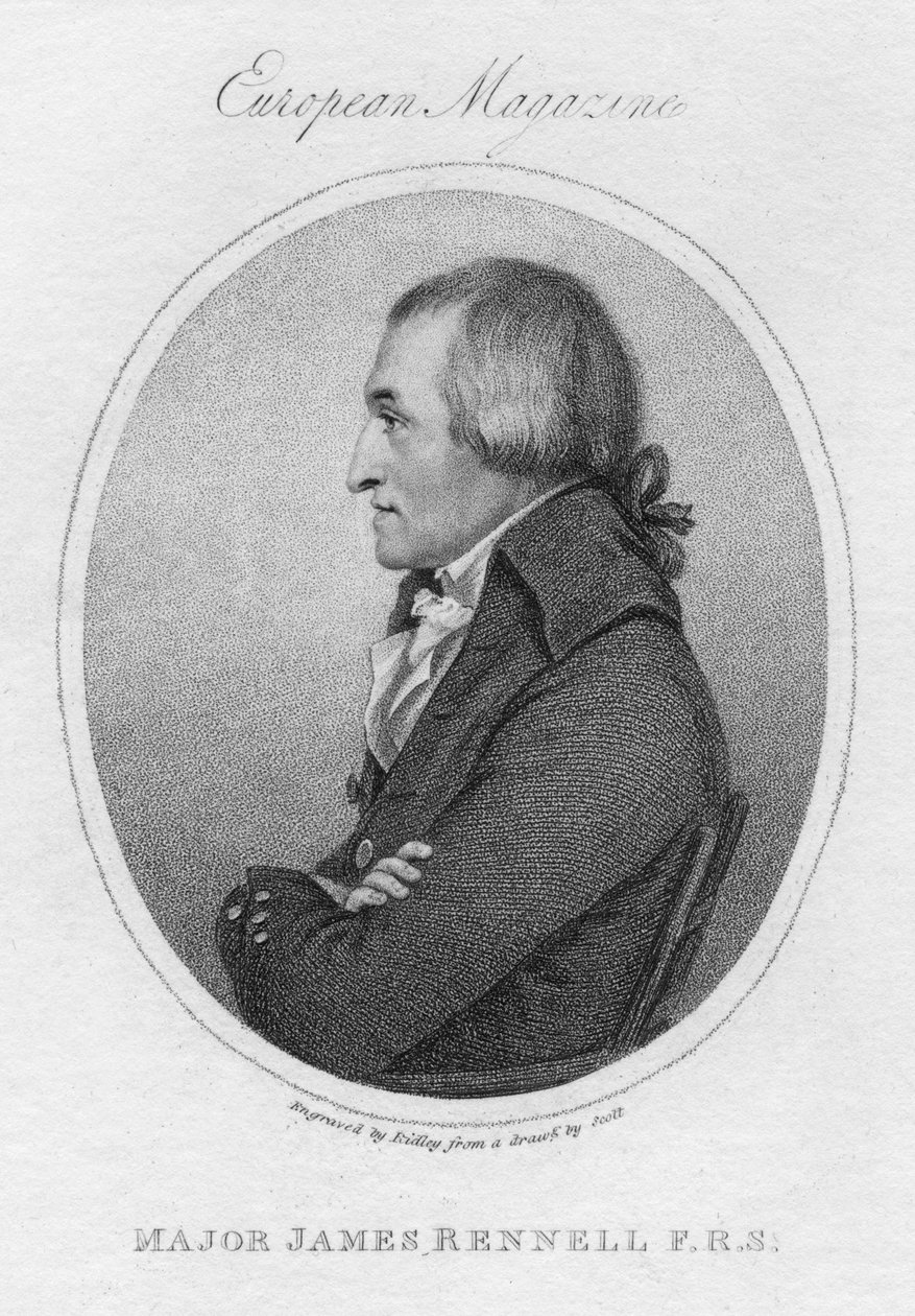 James Rennell, brytyjski geograf, 1802 autorstwa Unbekannt