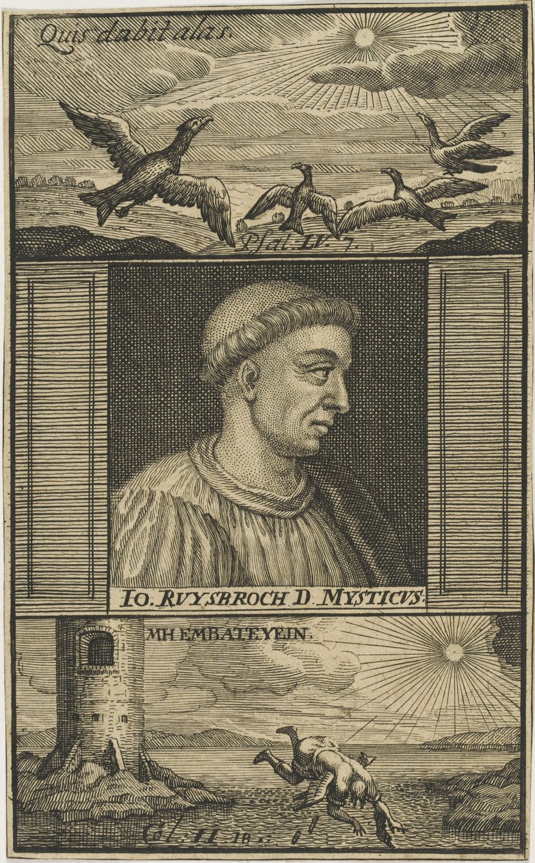 Jan van Ruusbroec 1293-1381 , 1711. autorstwa Unbekannt