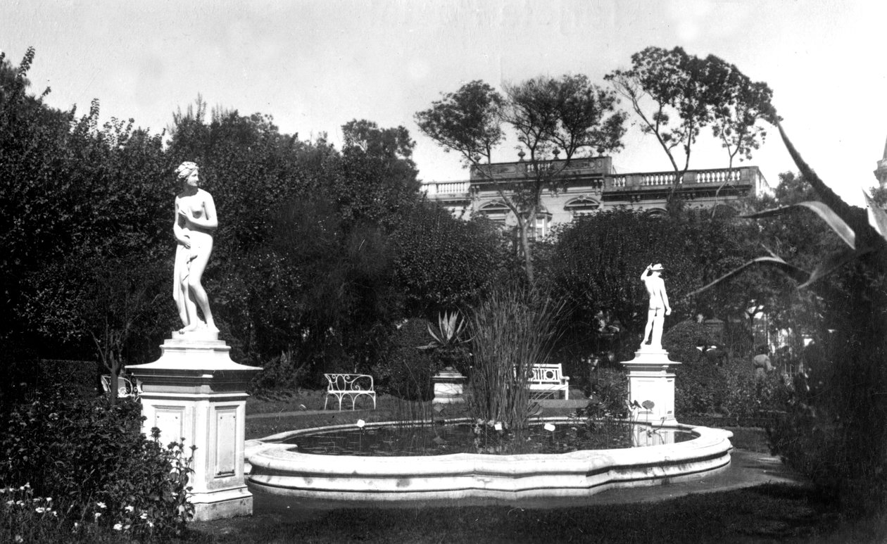 Ogród botaniczny Jardin Botanico, Buenos Aires, Argentyna, ok. 1900 autorstwa Unbekannt