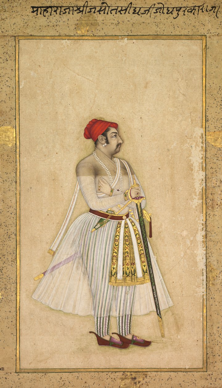 Jaswant Singh z Jodhpur rządził 1635-1678, c. 1660-1665. autorstwa Unbekannt